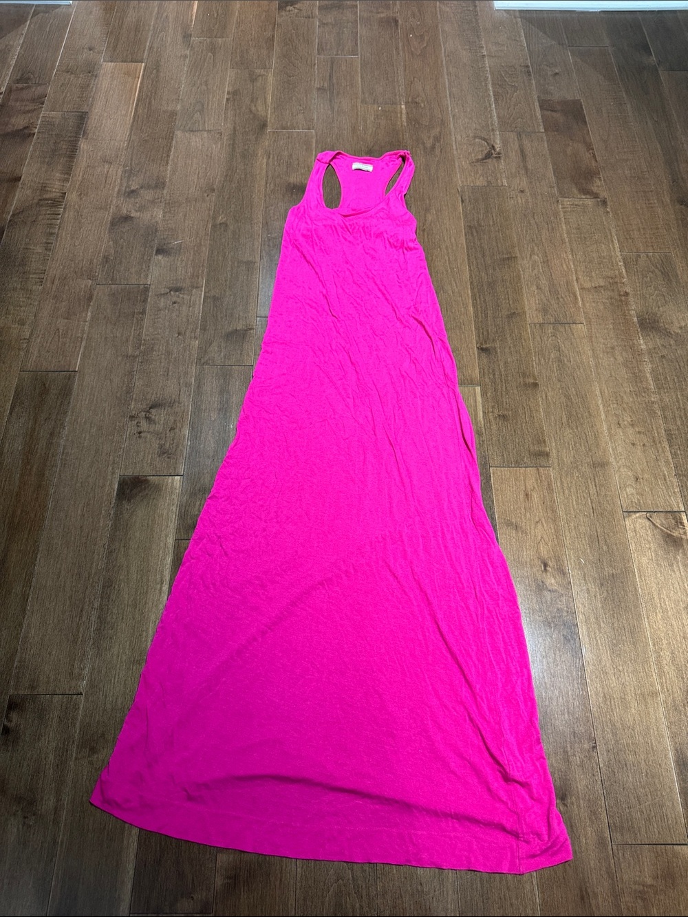 By Malene Birger Hot Pink Racerback Maxi Dress
